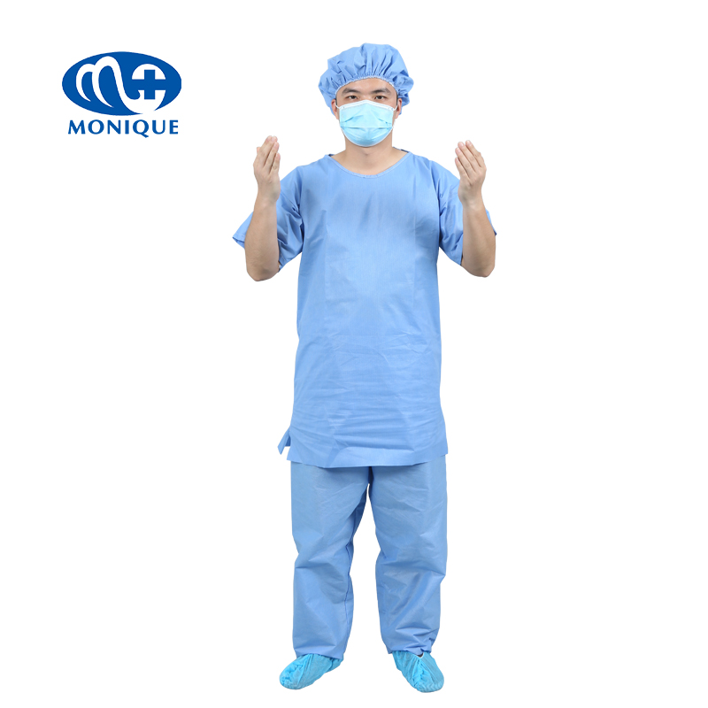 Hospital Disposable Non Woven Scrub Suits