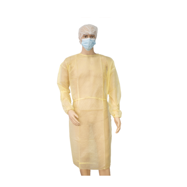 Disposable 30g PP Elastic Cuff Lsolation Gown